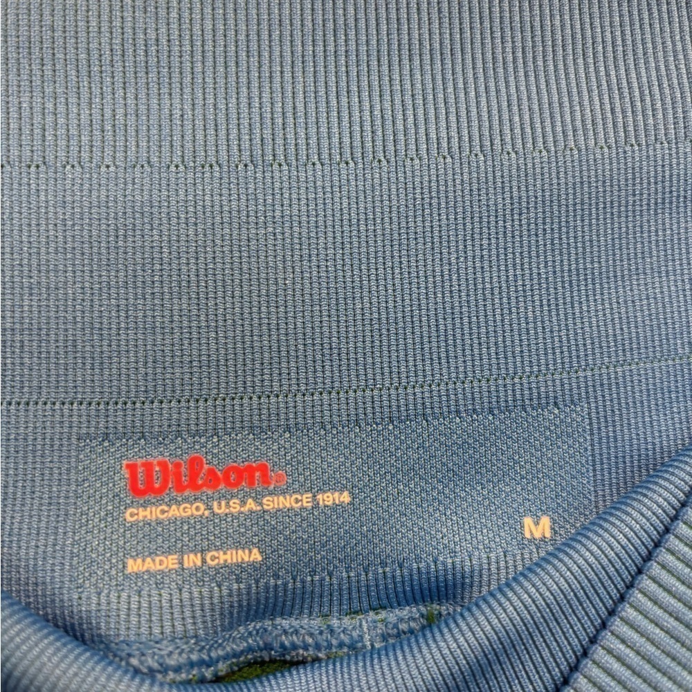 Wilson Woman’s royal blue ribbed biking pull on athletic shorts - Size Medium - Picture 5 of 5